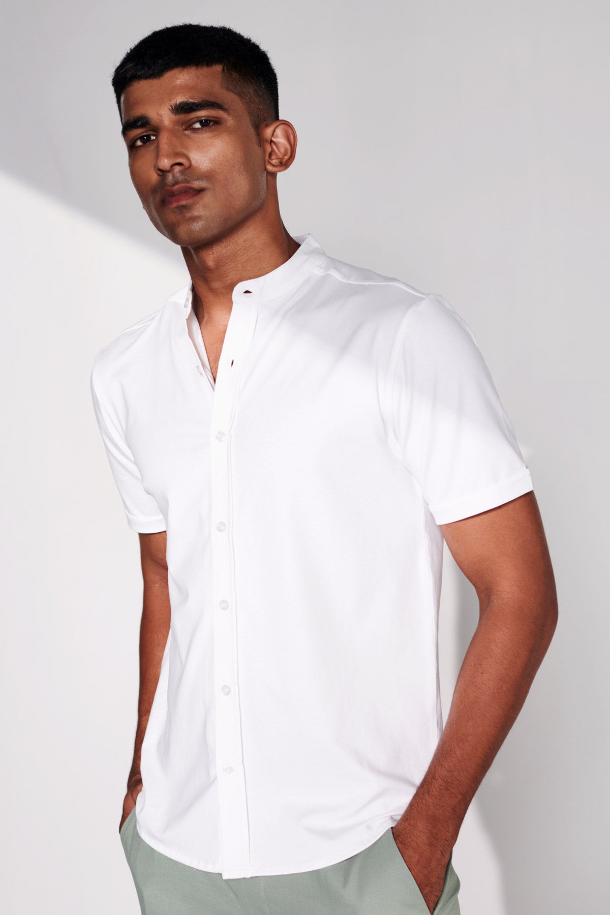 The Pure White Full Sleeve Shirt
