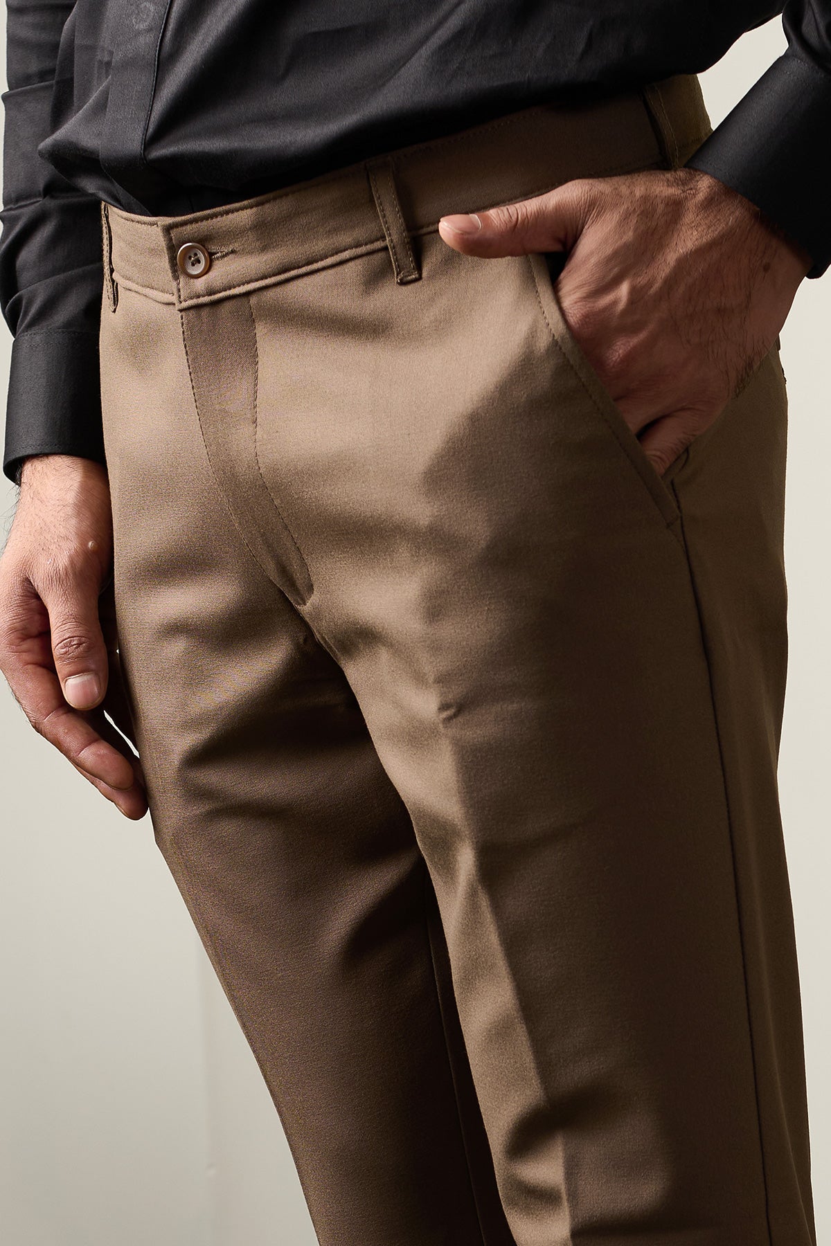 Brown Wood Classic Pant