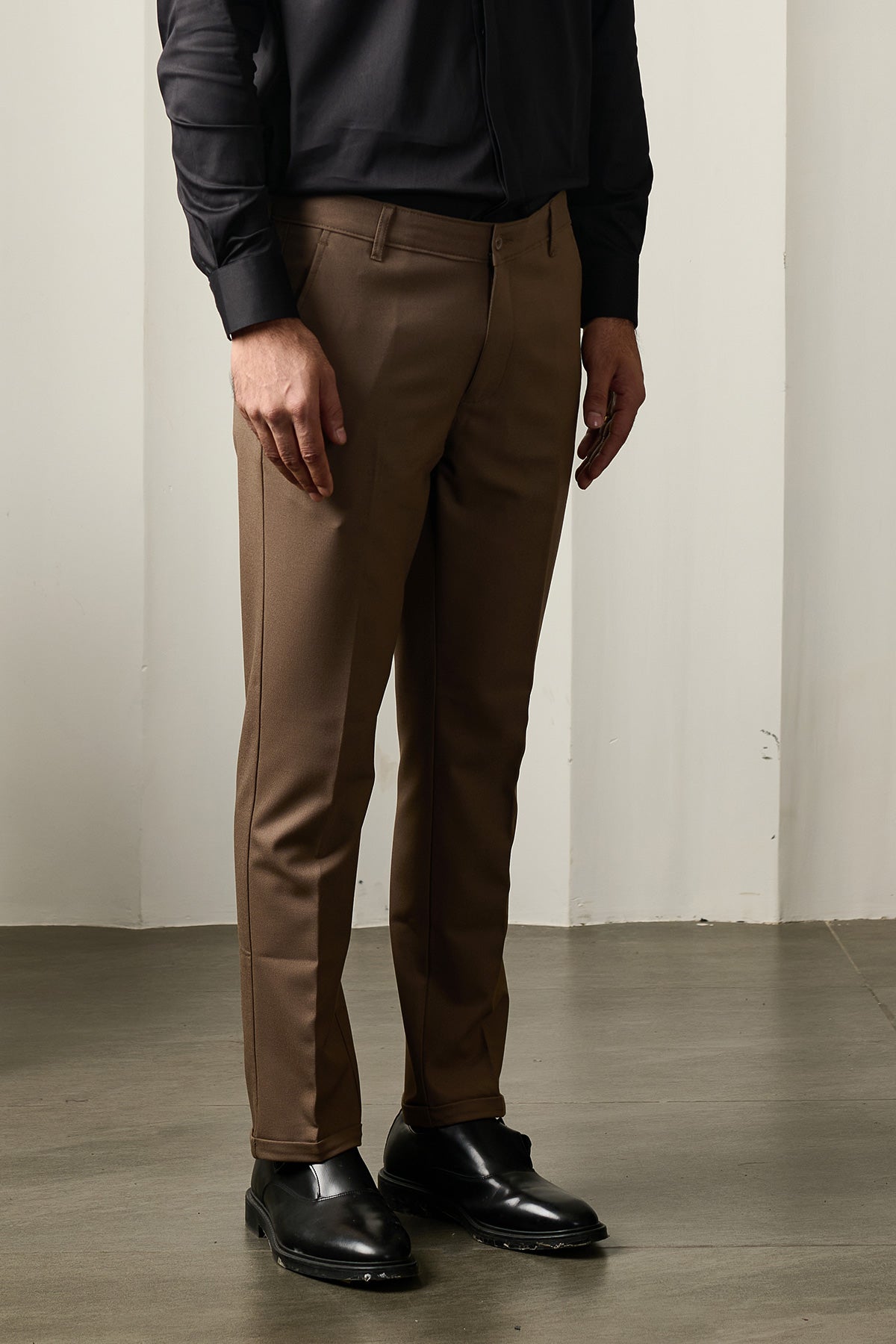 Brown Wood Classic Pant