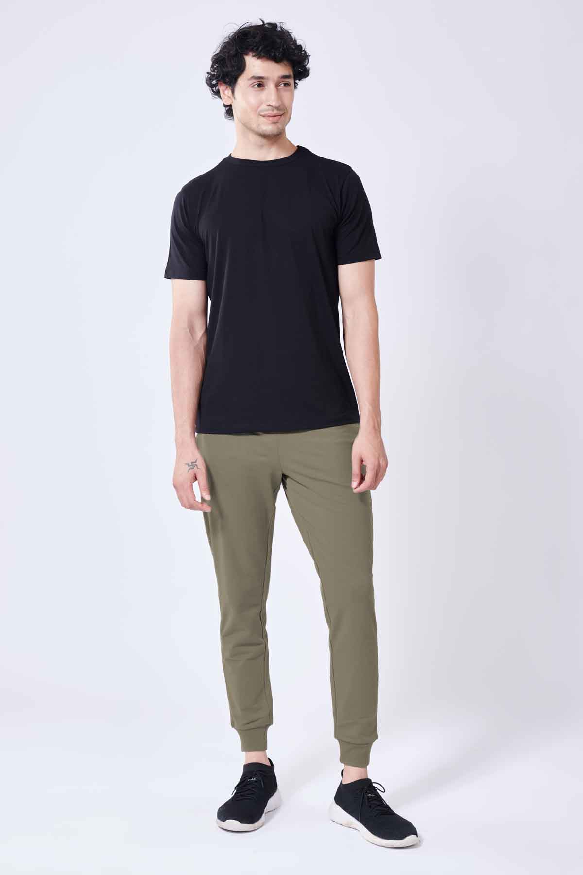 Dark colour Shirt and pants color combinations, men | Shirt outfit men,  Black pants men, Olive green shirt outfit