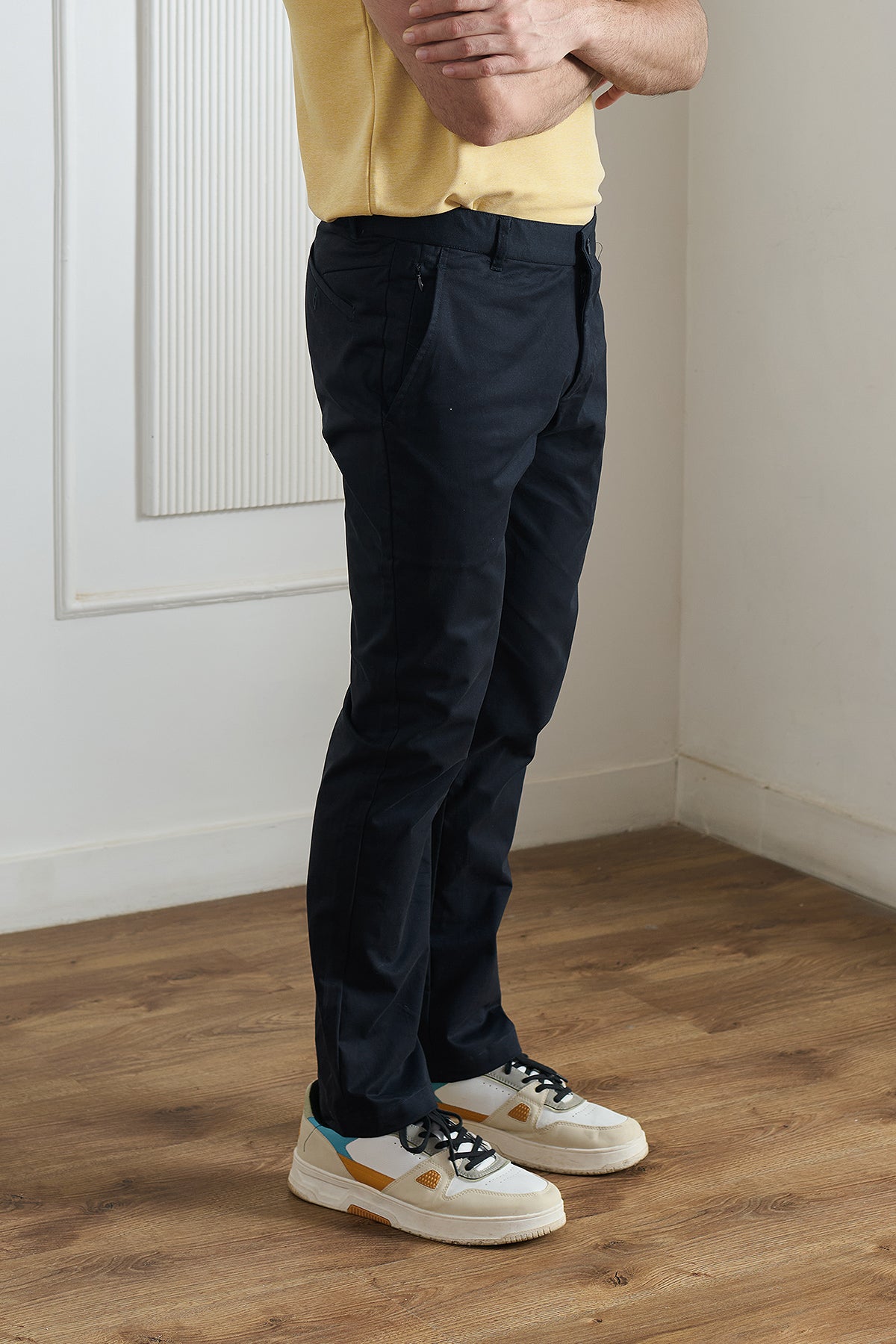 Jade Black Chinos