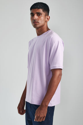 Buy Bright Lilac Relaxed Fit Core Tee