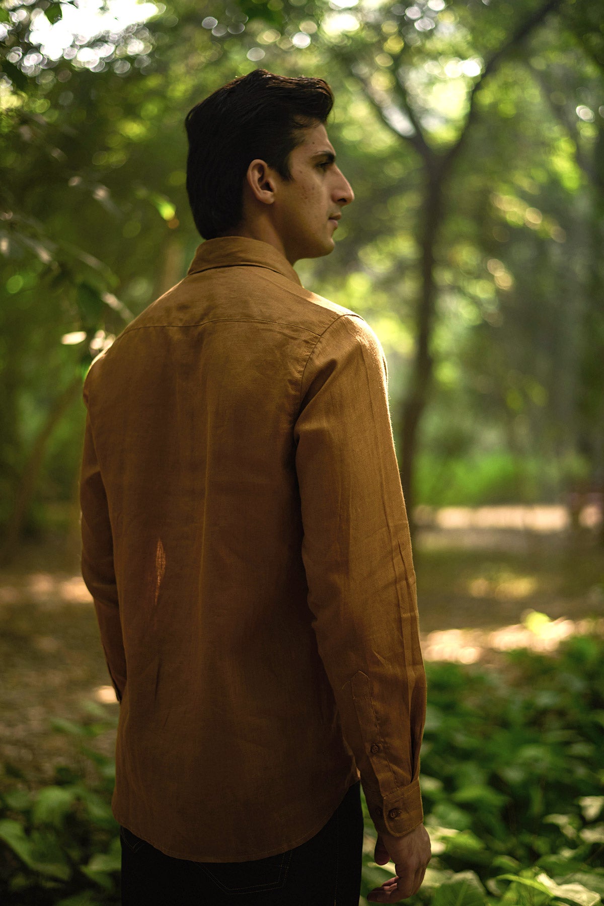 Brown Linen Shirt