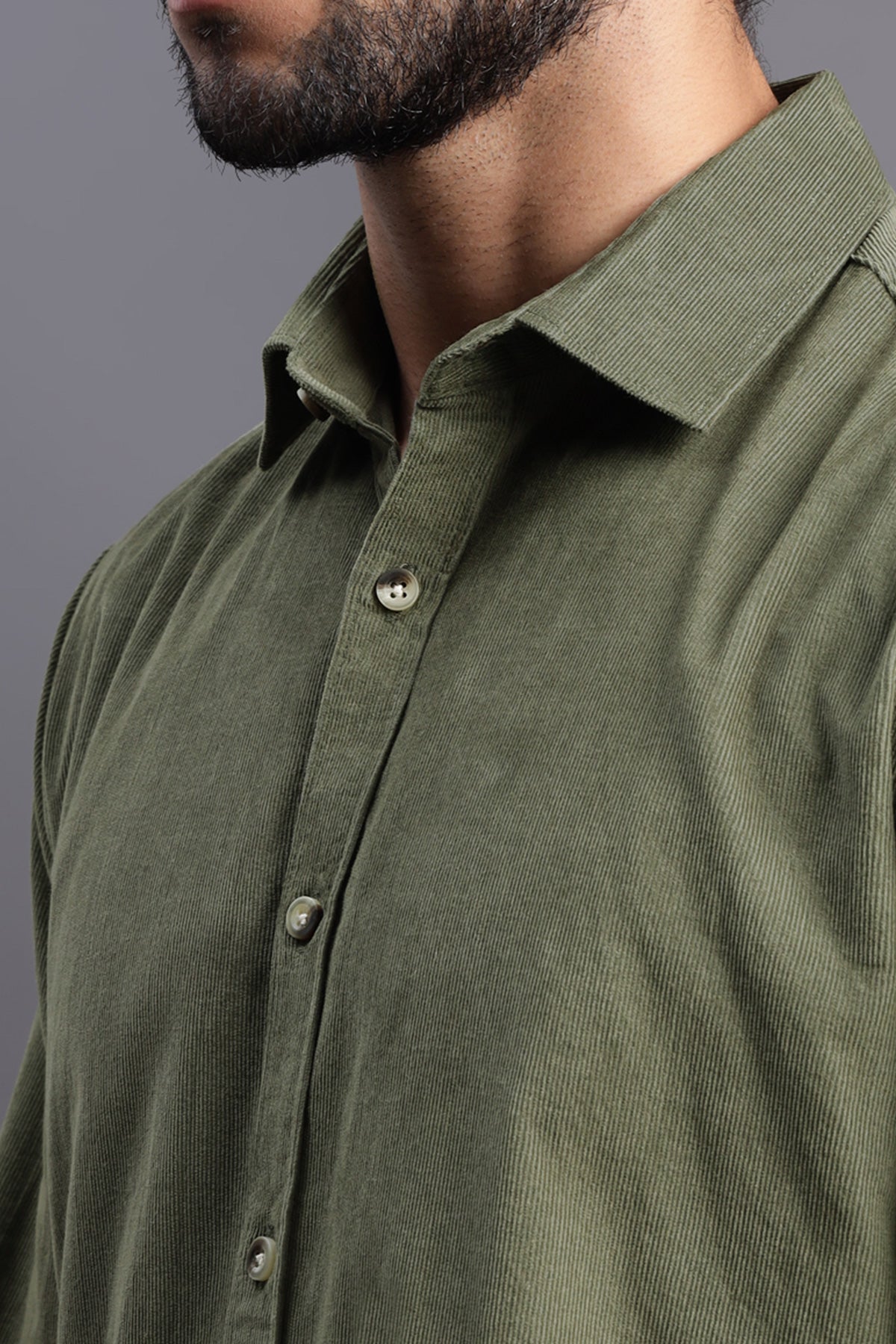 Sage Green Corduroy Shirt