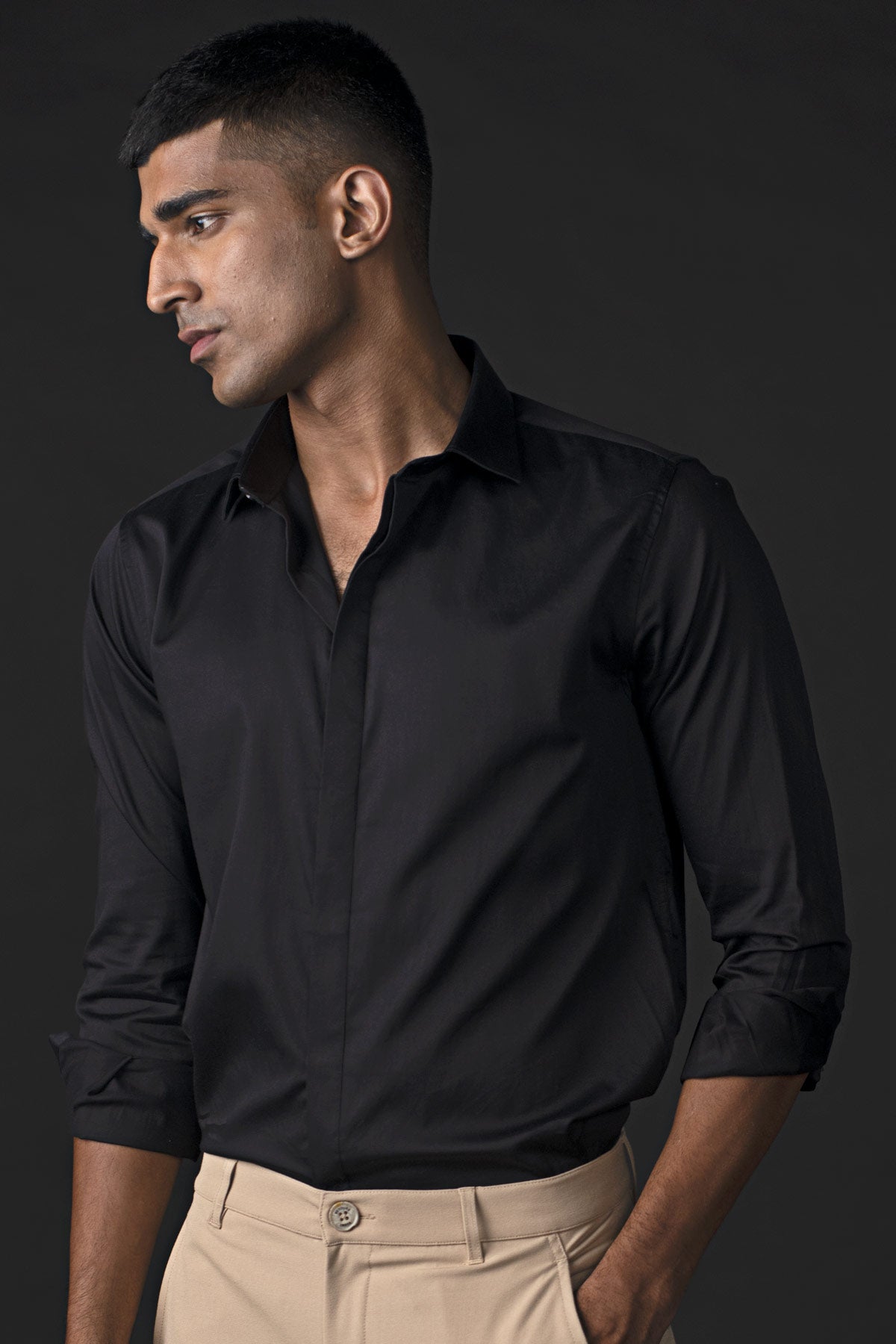 Buy Elite Black Shirt For Men's