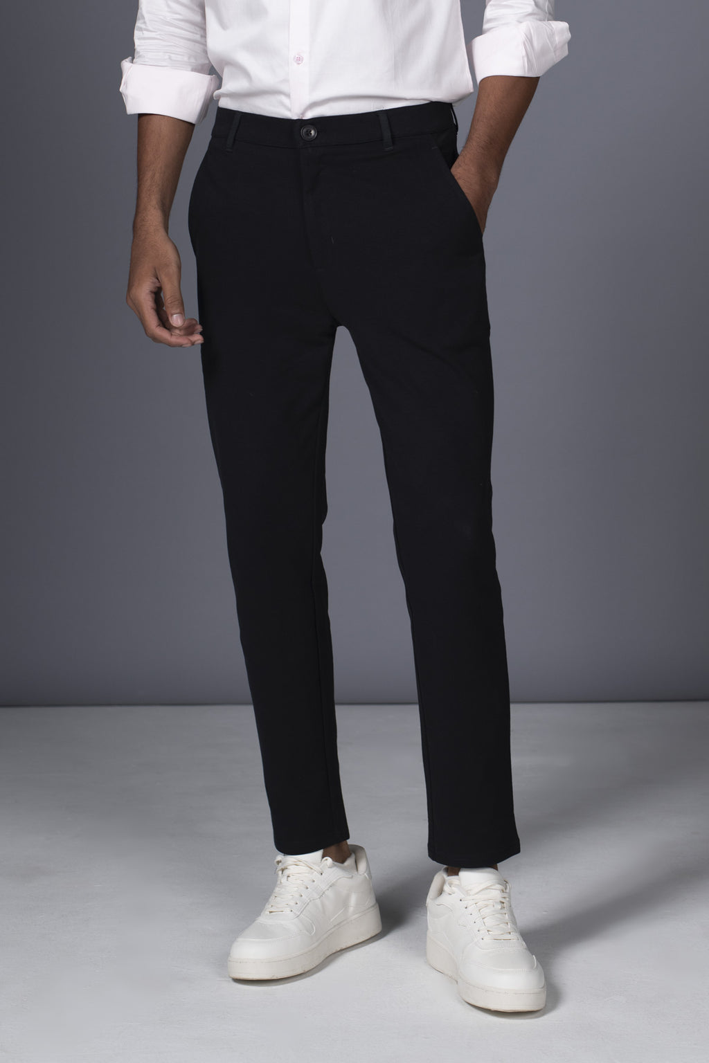 Top Brass Dark Grey SlimFit Formal Trousers 6560026 993