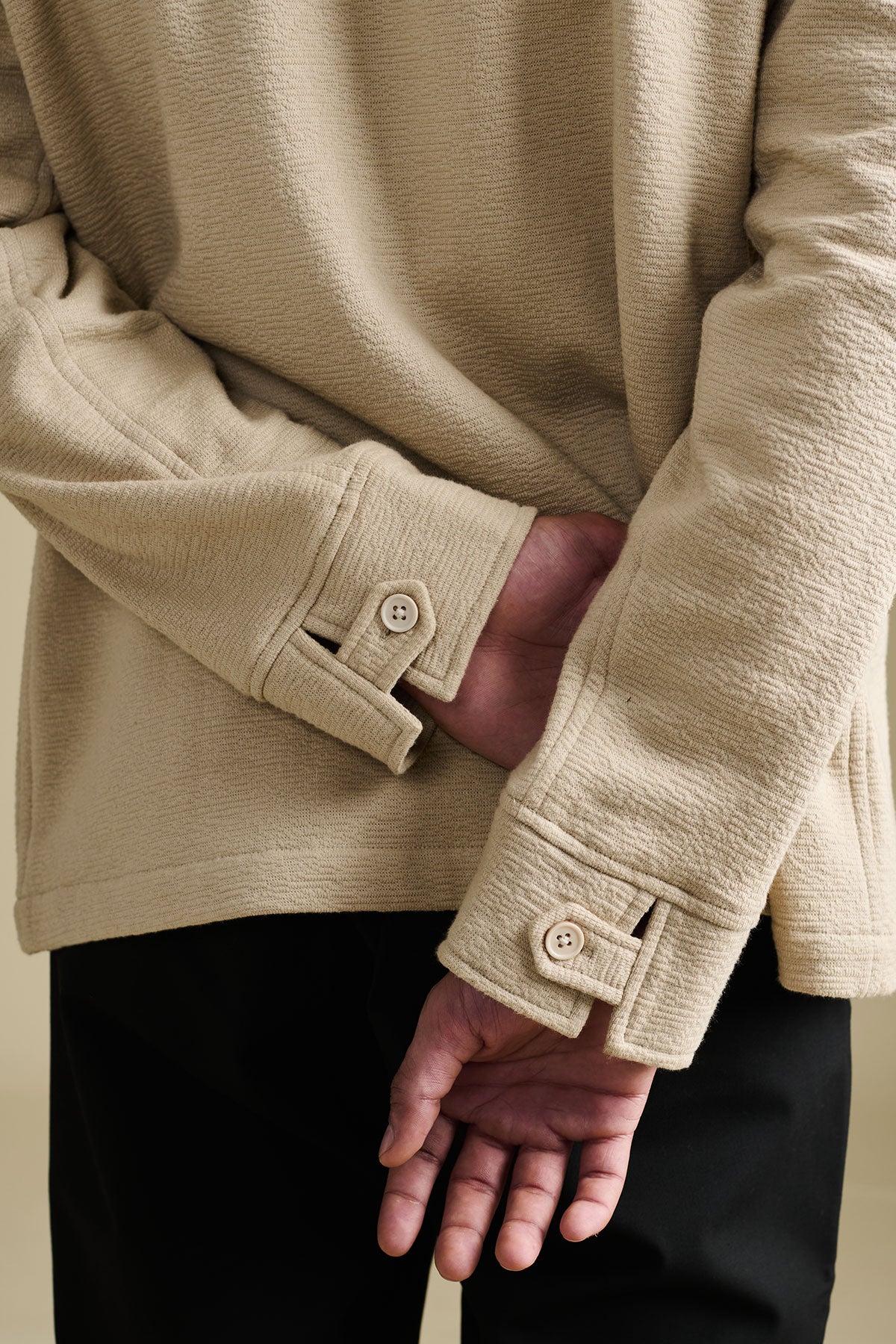 Textured Tan Shacket