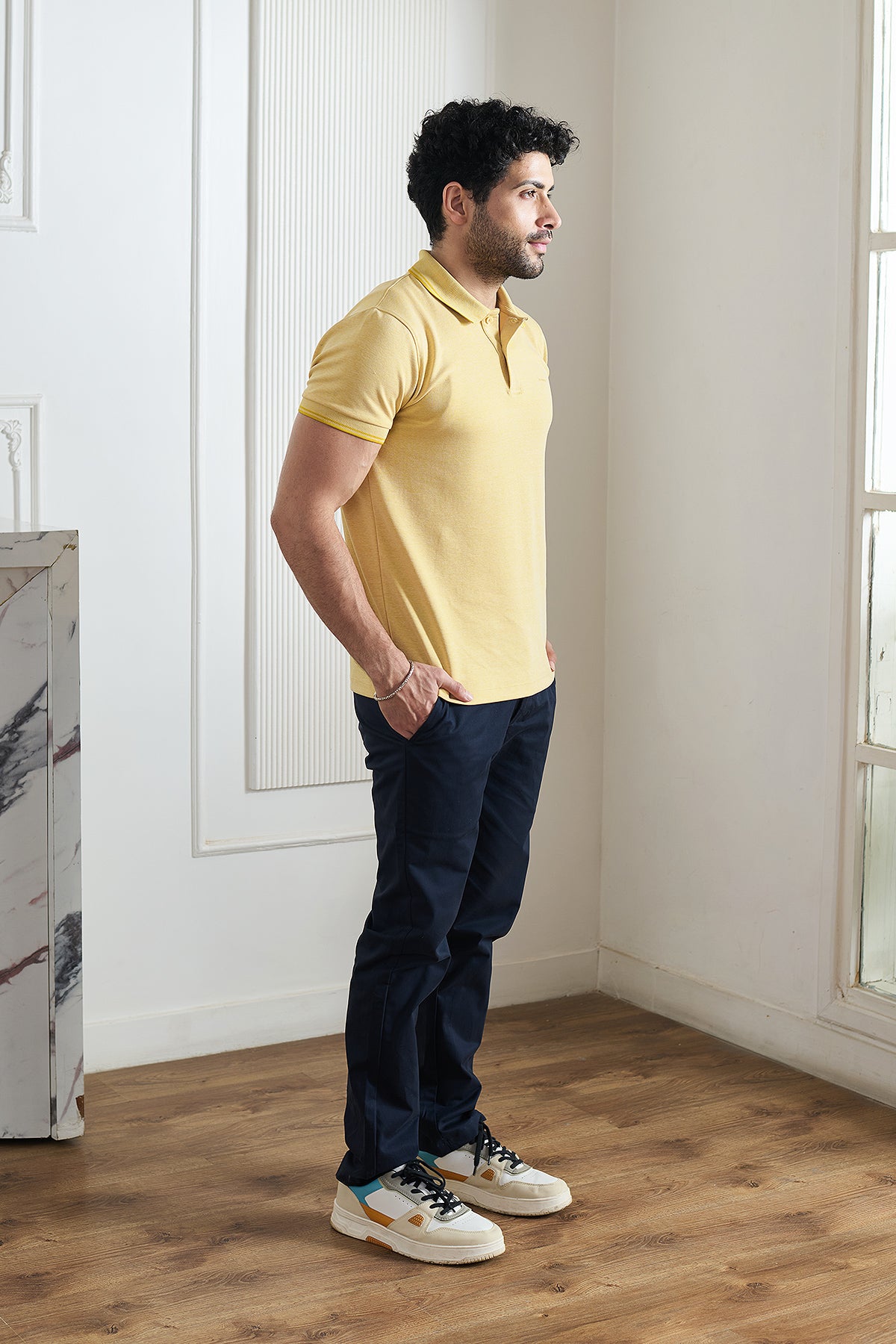 ETM Yellow H/s Polo