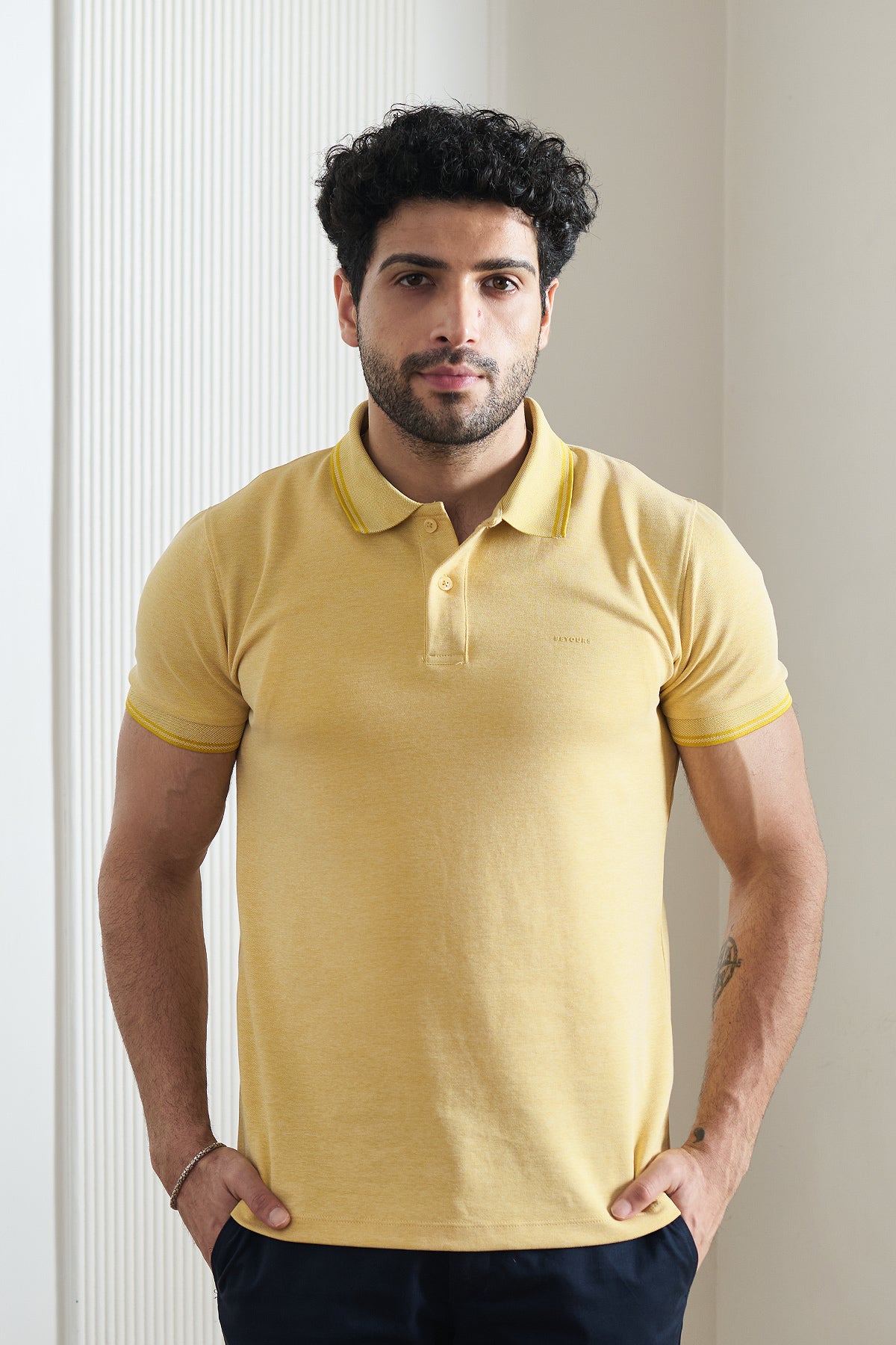 ETM Yellow H/s Polo