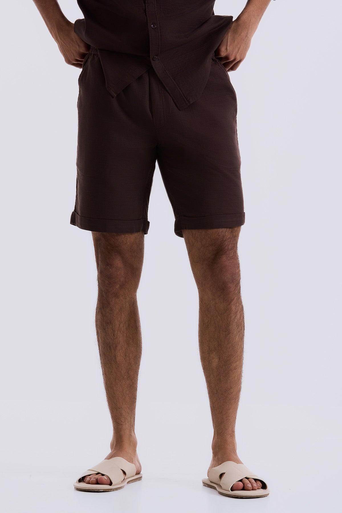 Brown Relax Shorts