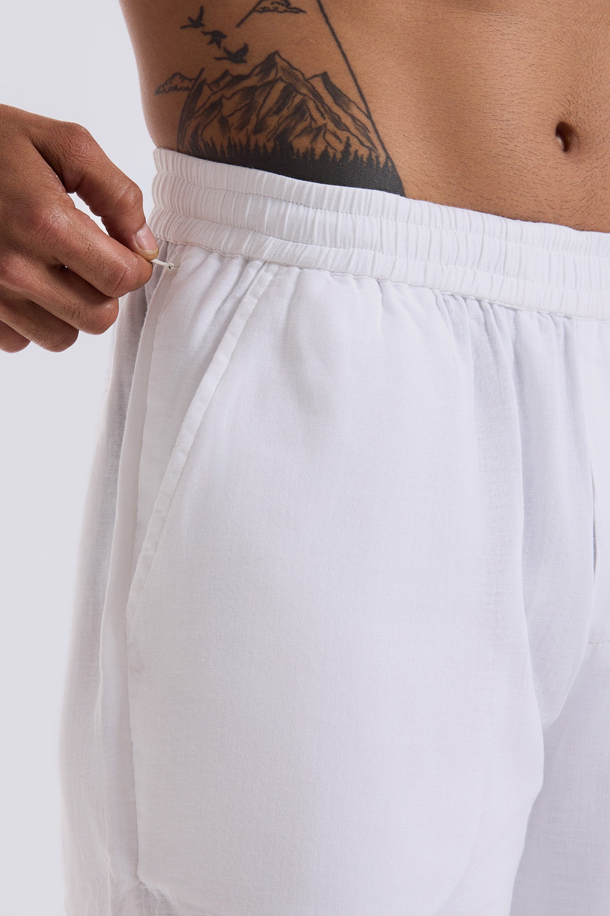 White Relax Shorts