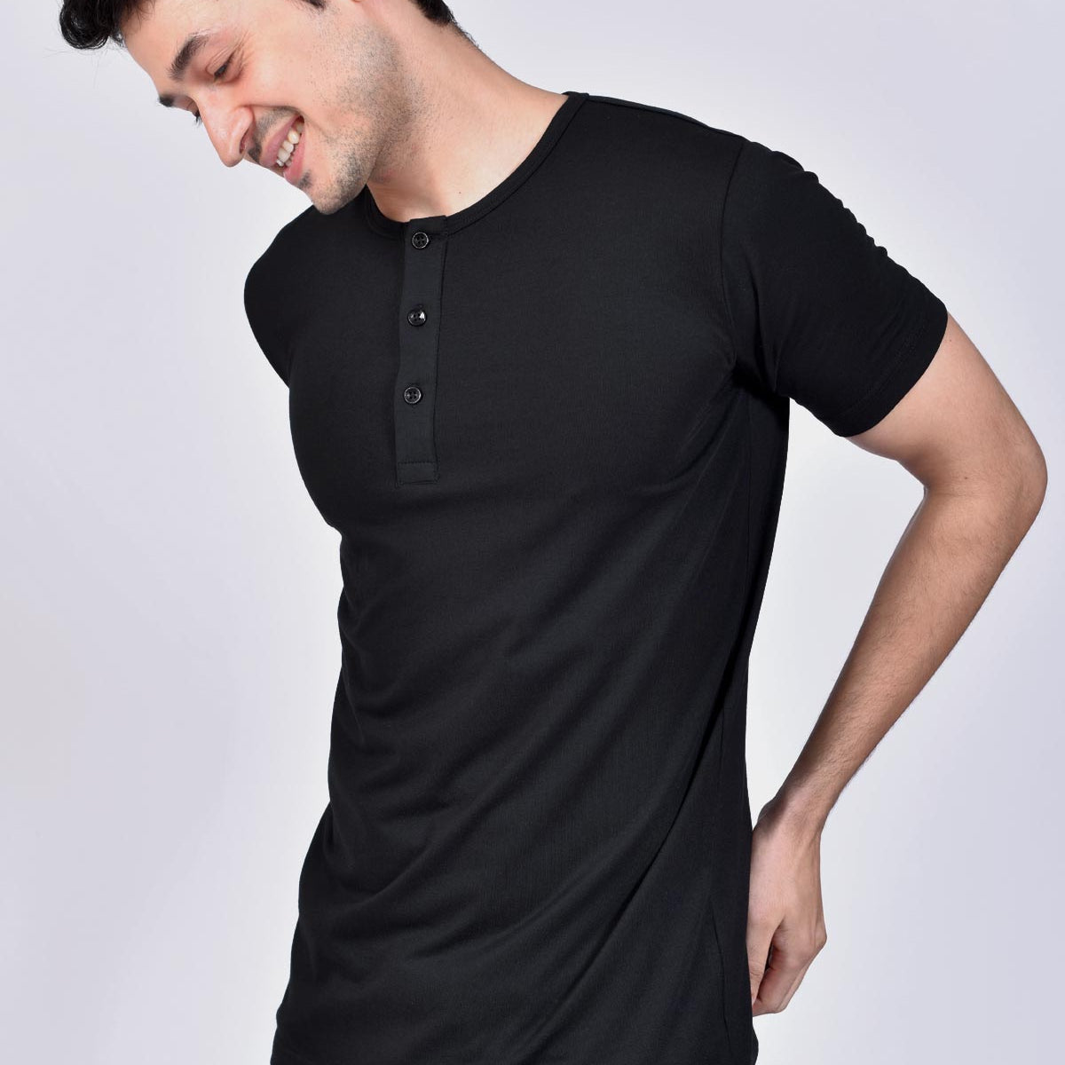 T shop shirt henley