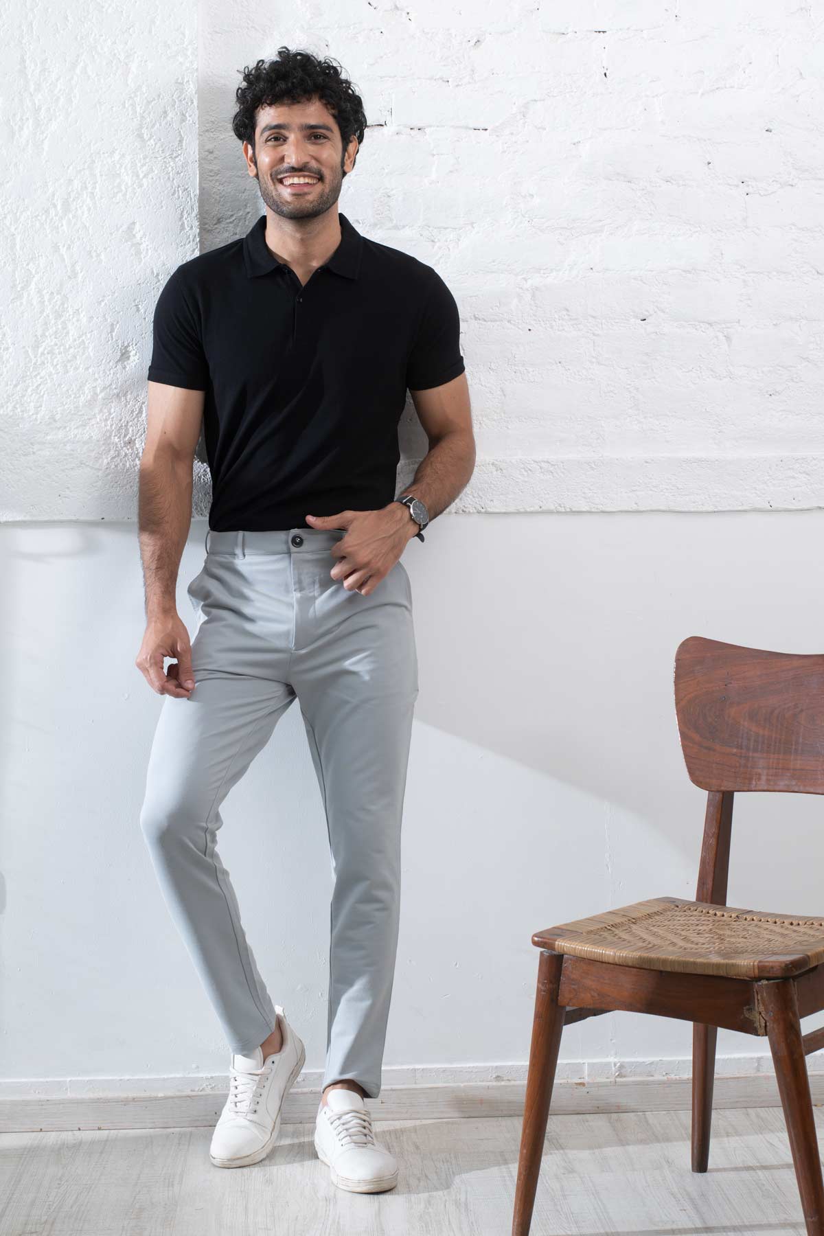 Tall Men's Pants: Casual Light Grey Pants | American Tall